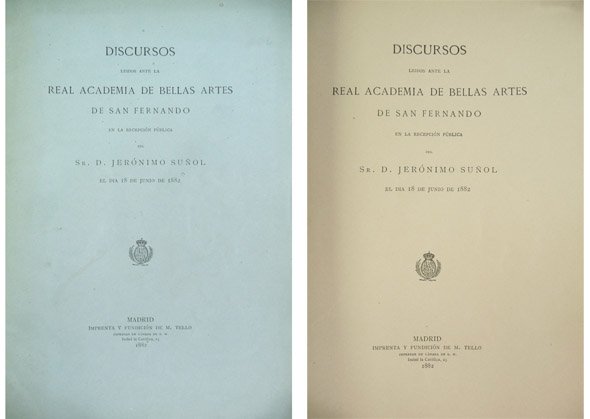 Apreciaciones sobre la moderna escultura. Discursos leídos ante la Real … | Immagine principale