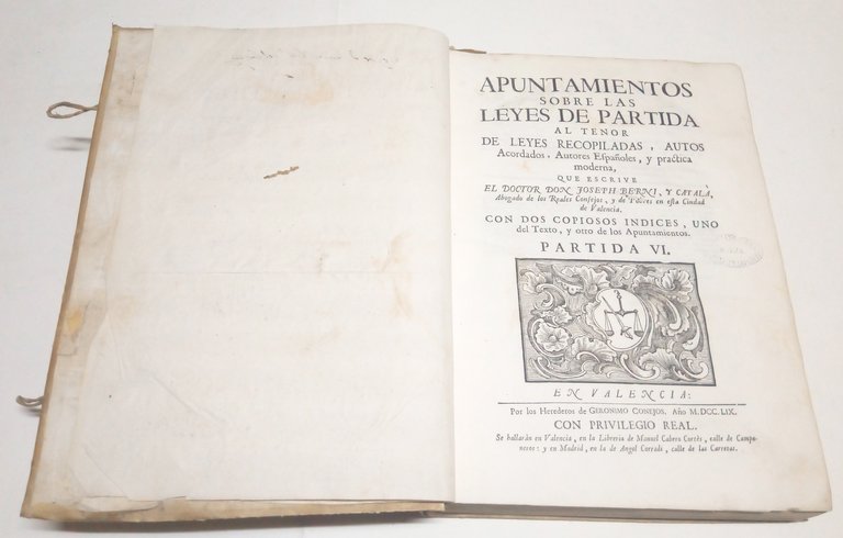 Apuntamientos sobre las Leyes de Partida al tenor de leyes …