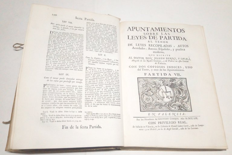 Apuntamientos sobre las Leyes de Partida al tenor de leyes …