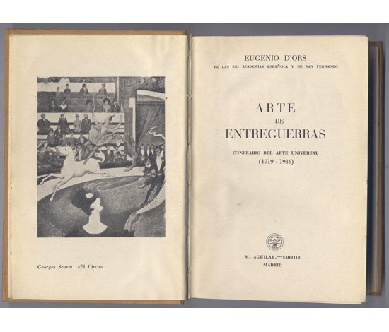 Arte de Entreguerras. Itinerario del Arte Moderno Universal (1919-1936).