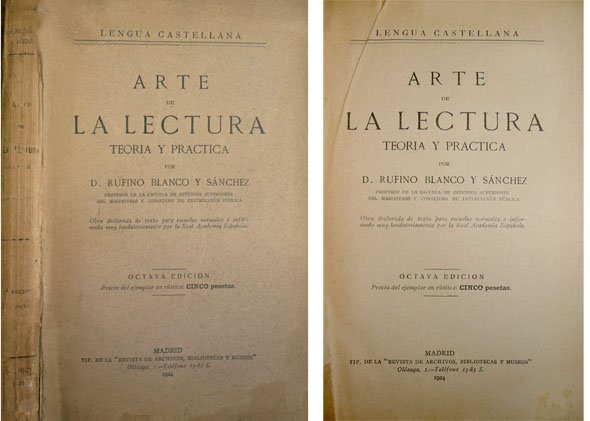 Arte de la Lectura. Octava edición.