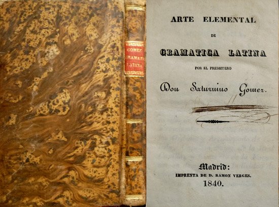 Arte elemental de Gramática Latina.