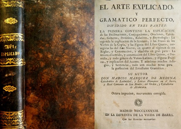 Arte Explicado y Gramático Perfecto. Octava impresión, nuevamente corregida.