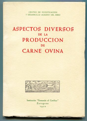 Aspectos diversos de la producción de Carne Ovina. Ciclo de …