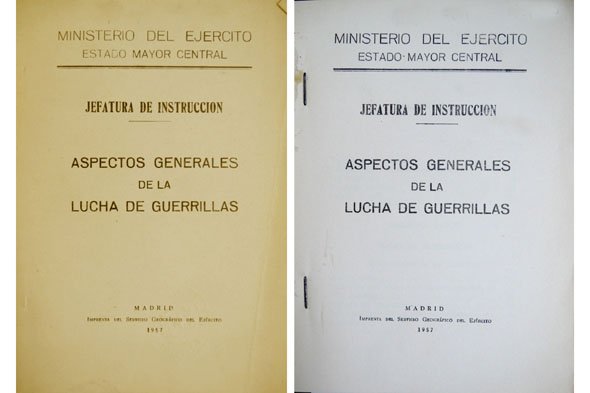 Aspectos generales de la lucha de guerrillas.