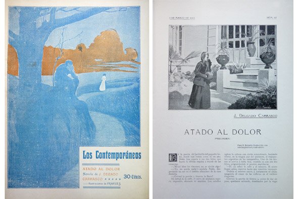 Atado al dolor. Novela.