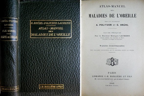 Atlas-Manuel des Maladies de l'Oreille. Edition française, avec Additions, par … | Immagine principale