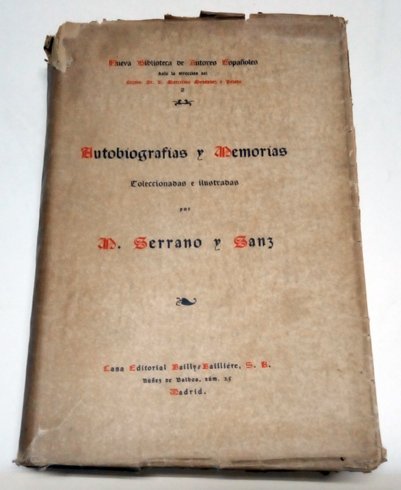 Autobiografías y Memorias. Coleccionadas e ilustradas por . | Immagine principale