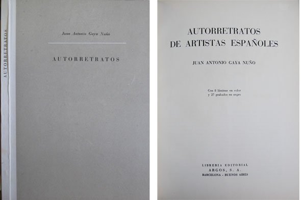 Autorretratos de artistas españoles. | Immagine principale