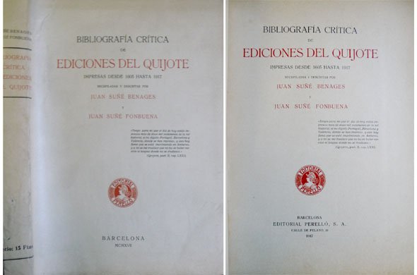 Bibliografía Crítica de Ediciones del Quijote impresas desde 1605 hasta …