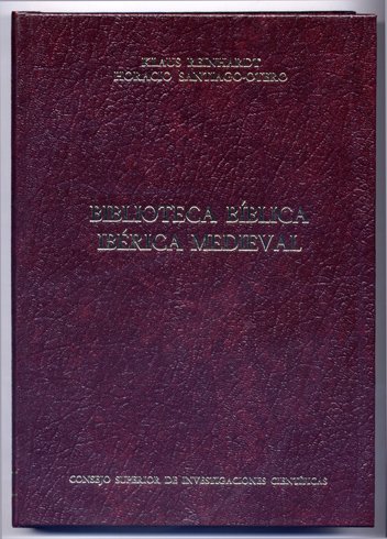 Biblioteca Bíblica Ibérica Medieval. Presentación de Horacio Santiago-Otero.