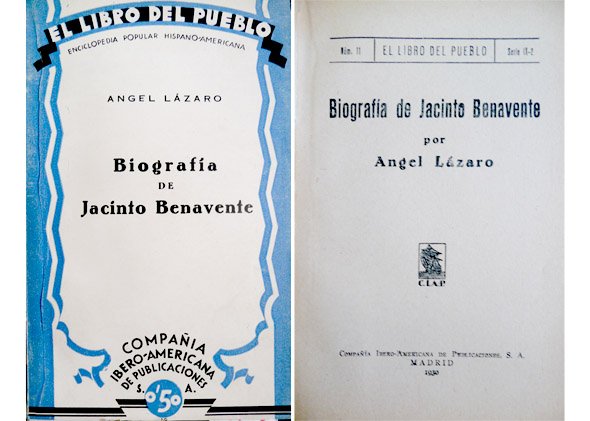 Biografía de Jacinto Benavente.