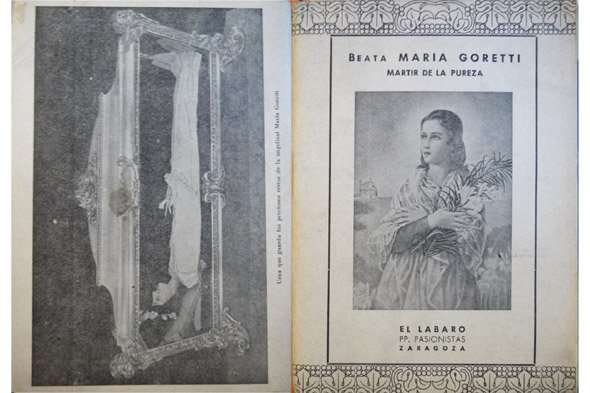 Biografía de la Beata María Goretti, mártir de la pureza. …