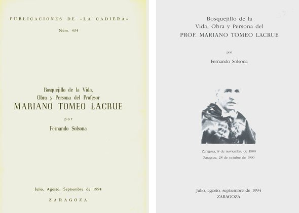 Bosquejillo de la vida, obra y persona del Profesor Mariano …