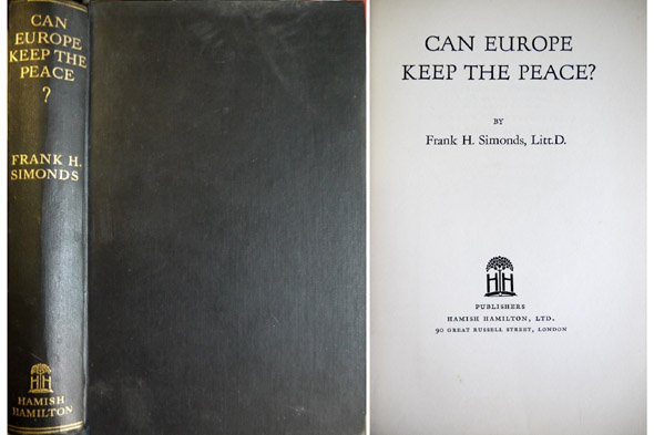 Can Europe keep the Peace?.