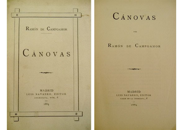 Cánovas. Estudio biográfico.
