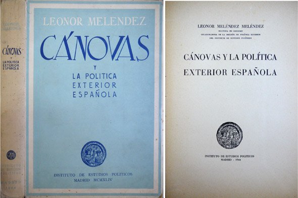 Cánovas y la política exterior española.