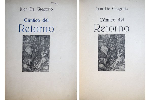Cántico del Retorno. Poemas.