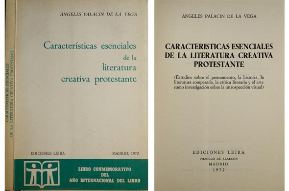 Características esenciales de la literatura creativa protestante. Estudios sobre el …