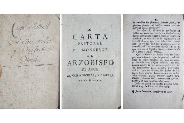 Carta Pastoral de Monseñor el Arzobispo de Auch al Clero … | Immagine principale
