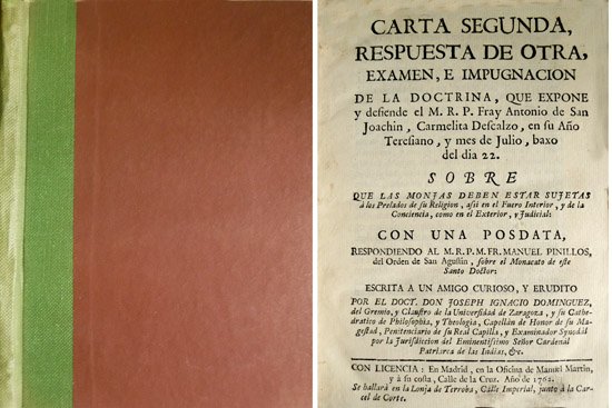 Carta segunda respuesta de otra. Examen e impugnacion de la … | Immagine principale