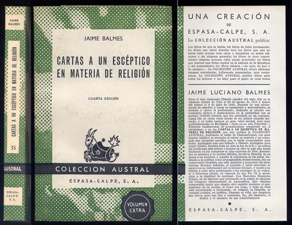 Cartas a un escéptico en materia de religión.