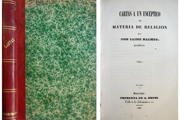 Cartas a un escéptico en materia de religión.