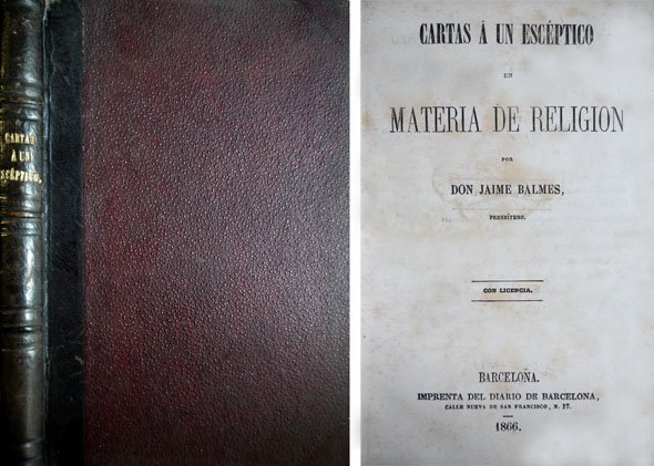 Cartas a un escéptico en materia de religión.