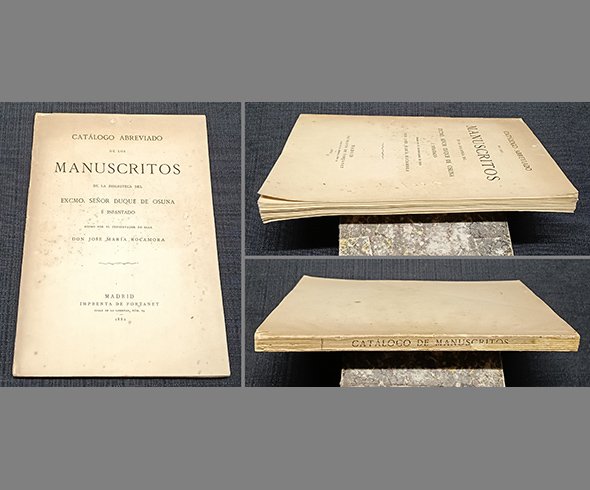 Catálogo abreviado de manuscritos de la Biblioteca del Excmo. Señor … | Immagine Gallery 2