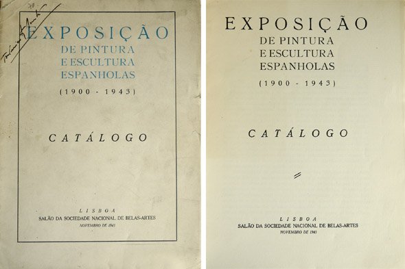 Catálogo da Exposição de Pintura e Escultura Espanholas (1900 - … | Immagine principale