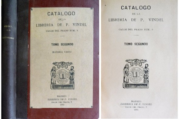 Catálogo de la Librería de Pedro Vindel, Calle del Prado … | Immagine principale