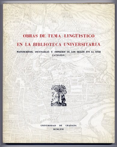 Catálogo de Obras de Tema Lingüístico en la Biblioteca Universitaria …