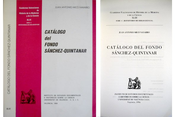 Catálogo del Fondo Sánchez - Quintanar.