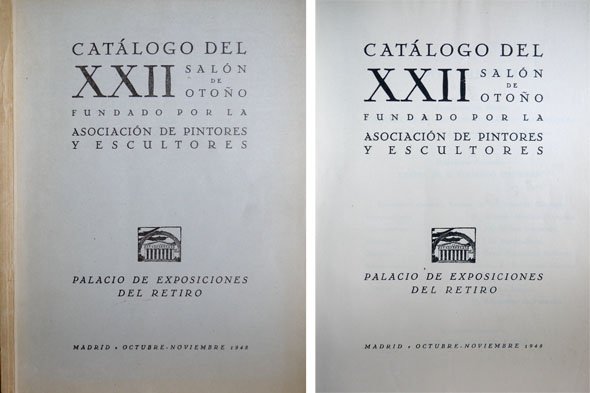 Catálogo del XXII Salón de Otoño, fundado por la Asociación …