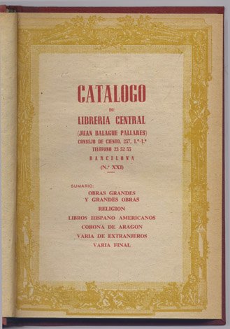 Catálogos Números 21, 22, 23, 24, 25, 26 y 27, …