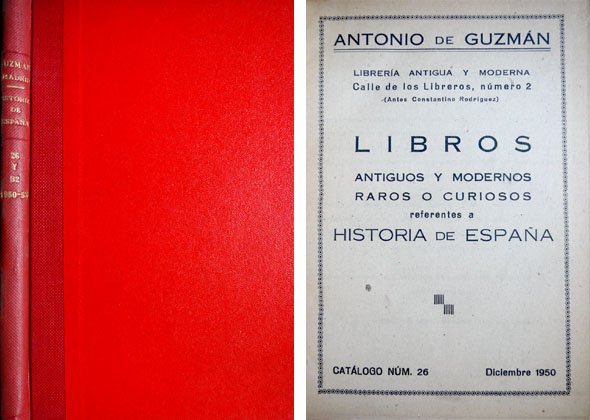 Catálogos Números 26 y 32, de Libros Antiguos y Modernos, …