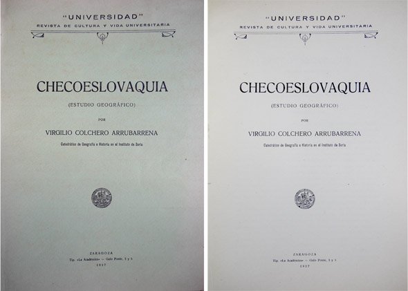 Checoeslovaquia. Estudio geográfico.