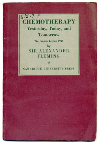 Chemotherapy: yesterday, to-day and to-morrow. [The Linacre Lecture, delivered at … | Immagine principale