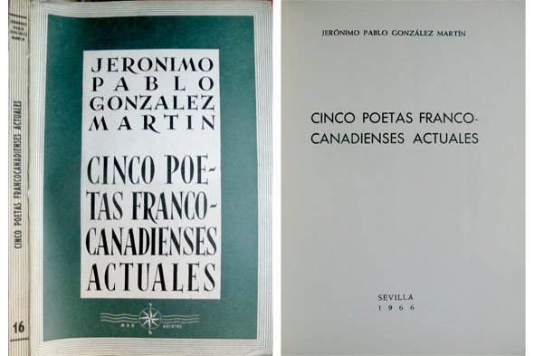 Cinco poetas franco-canadienses actuales.