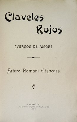 Claveles Rojos. Versos de amor.