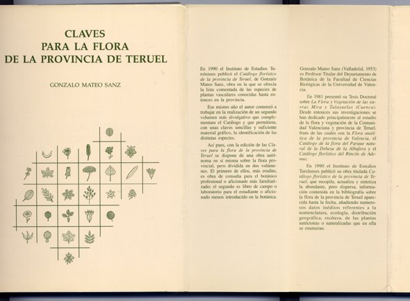 Claves para la Flora de la Provincia de Teruel.