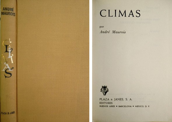 Climas. Versión castellana de Fernando Gutiérrez.