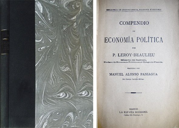 Compendio de Economía Política. Traducido por Manuel Alonso Paniagua.