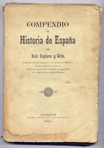 Compendio de Historia de España.