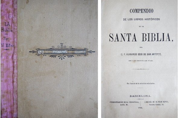 Compendio de los libros históricos de la Santa Biblia.