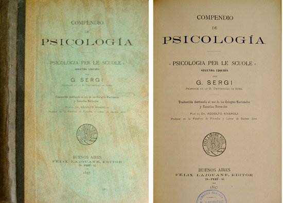 Compendio de Psicología [Psicologia per le Scuole]. Traducción destinada al …