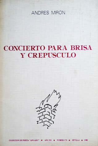 Concierto para brisa y crepúsculo.