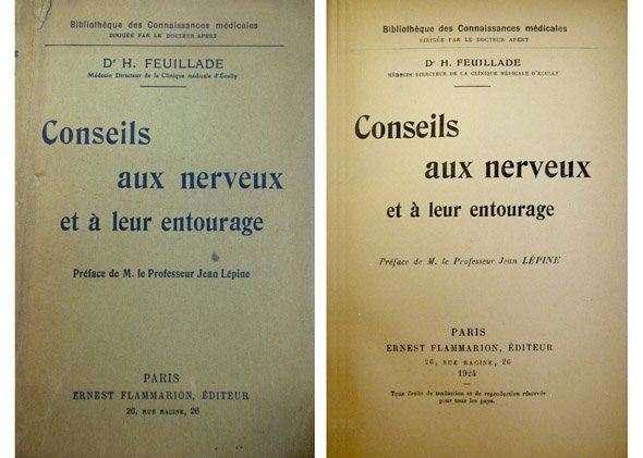 Conseils aux nerveux et à leur entourage. Préface de Jean …