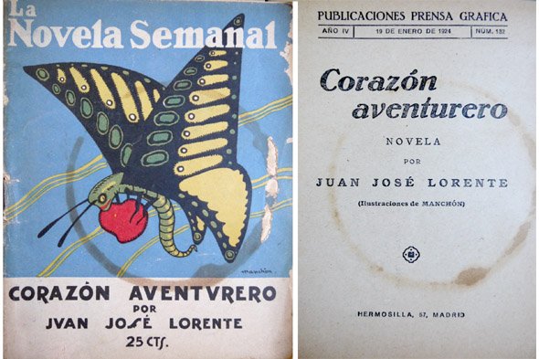 Corazón aventurero. Novela.