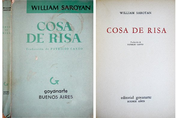 Cosa de risa. Novela. [The Laughing Matter]. Traducción de Patricio …